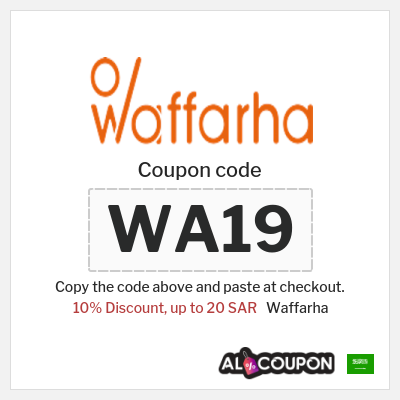 Waffarha Coupon (A19)  Waffarha Promo Code 2026