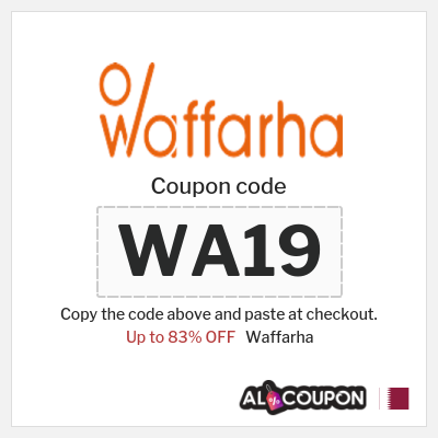 Waffarha Coupon (A19) Waffarha offers up to 83% off