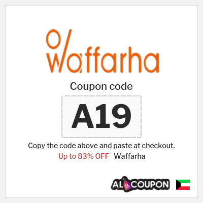 Waffarha Coupon (A19) Waffarha offers up to 83% off