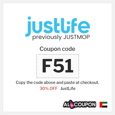 Coupon for JustLife (F51) 30% OFF