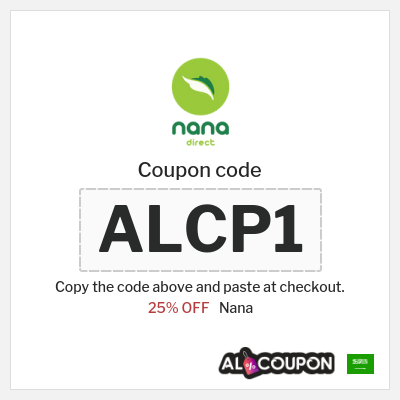 Coupon for Nana (ALCP1) 25% OFF