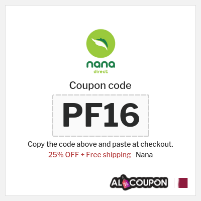 Nana Coupon (PF16) New Nana Promo Code 2025