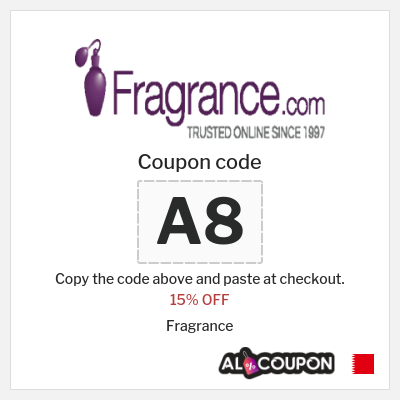 Coupon for Fragrance (A8) 15% OFF