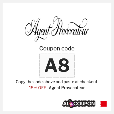 Coupon discount code for Agent Provocateur 15% OFF
