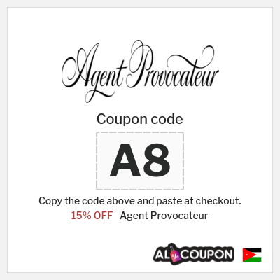 Coupon discount code for Agent Provocateur 15% OFF