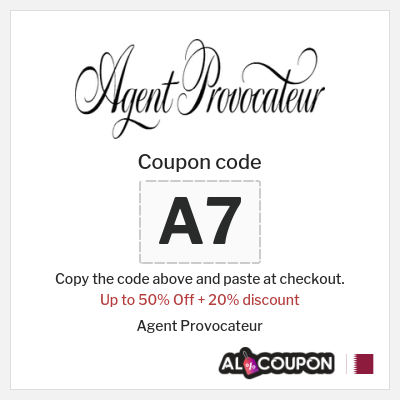 Coupon discount code for Agent Provocateur 15% OFF