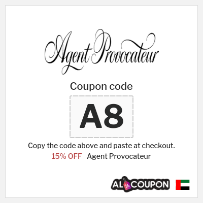 Coupon for Agent Provocateur (A8) 15% OFF