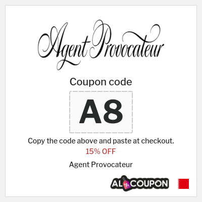 Coupon for Agent Provocateur (A8) 15% OFF