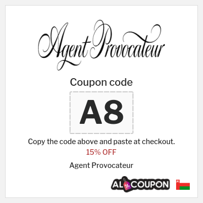 Coupon for Agent Provocateur (A8) 15% OFF