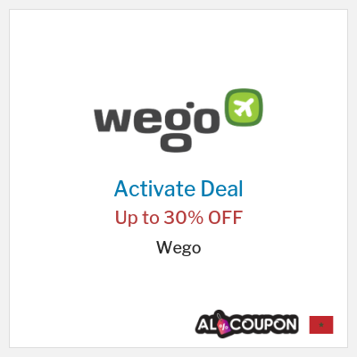 Coupon discount code for Wego Offers up to 30%