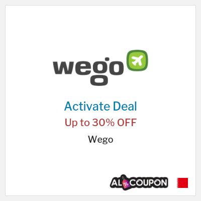Coupon discount code for Wego Offers up to 30%