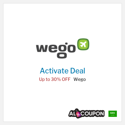 Coupon discount code for Wego Offers up to 30%
