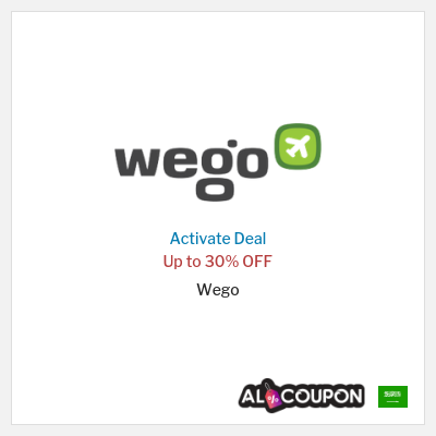 Coupon discount code for Wego Offers up to 30%