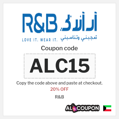 R B promo code Kuwait 15 discount on all orders