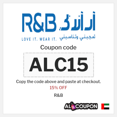 R B promo code UAE 15 discount on all orders