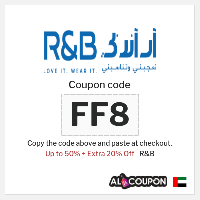 Coupon discount code for R&B 20% OFF