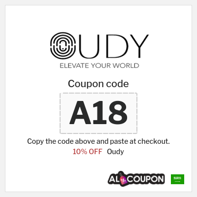Coupon for Oudy (A18) 10% OFF