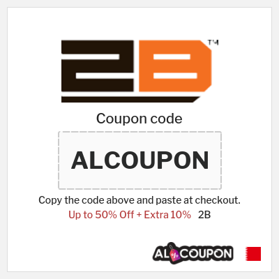 Coupon discount code for 2B 10% OFF
