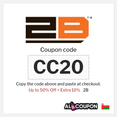 Coupon discount code for 2B 10% OFF Coupons