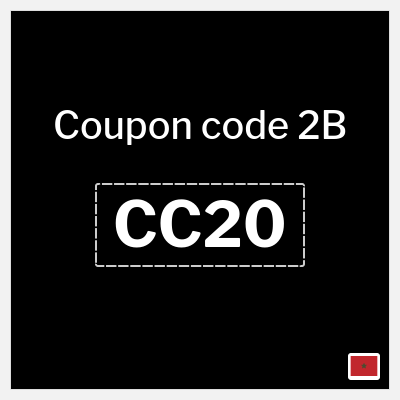 Coupon discount code for 2B 10% OFF Coupons