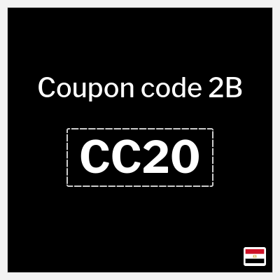 Coupon for 2B (CC20) 10% OFF