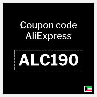 Coupon for AliExpress (ALC190) 19.1 KD OFF