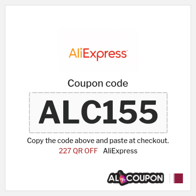 Coupon for AliExpress (ALC155) 227 QR OFF