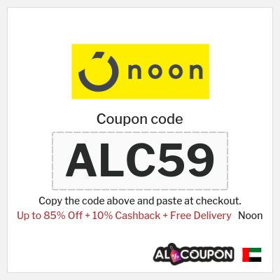 Coupon discount code for Noon Up to 80% OFF