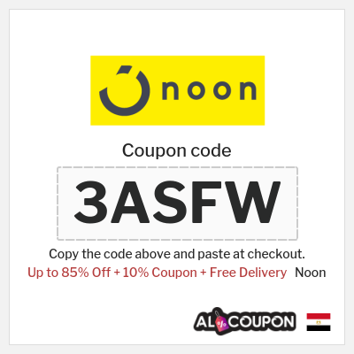 Coupon discount code for Noon Up to 80% OFF
