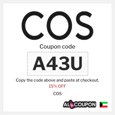 Coupon for COS (A43U) 15% OFF