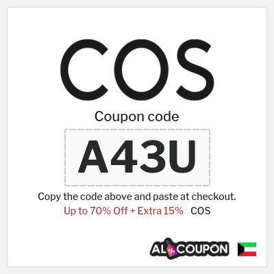 Coupon for COS (A43U) Up to 70% Off + Extra 15%