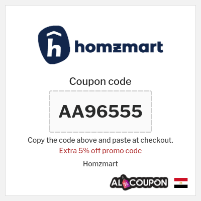 Coupon for Homzmart (AA96555) Extra 5% off promo code