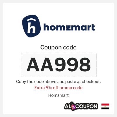 Coupon for Homzmart (AA998) Extra 5% off promo code