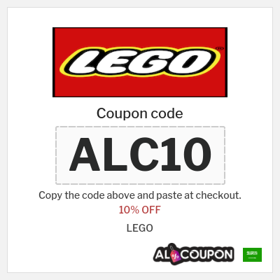 Coupon for LEGO (ALC10) 10% OFF