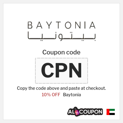 Coupon discount code for Baytonia Exclusive Offers