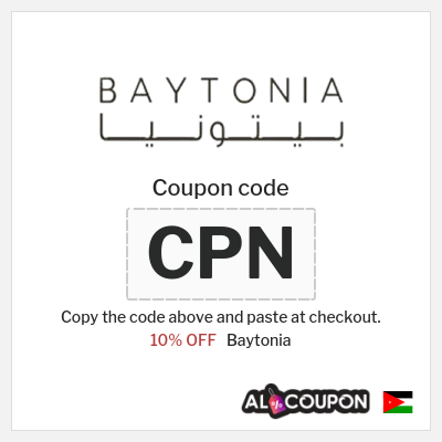 Coupon discount code for Baytonia Exclusive Offers