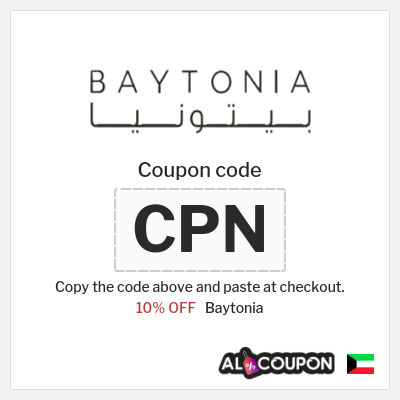 Coupon discount code for Baytonia Exclusive Offers