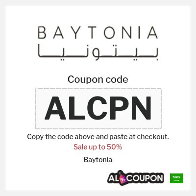 Coupon discount code for Baytonia Exclusive Offers