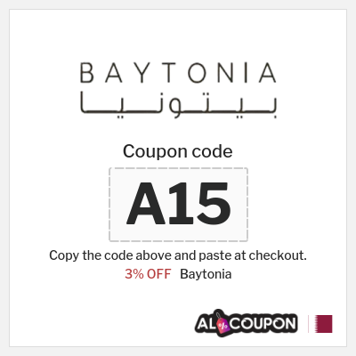 Coupon discount code for Baytonia Exclusive Offers