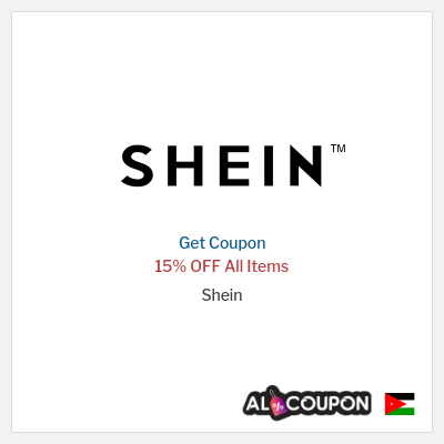 Coupon for Shein (ALCP) 15% OFF All Items