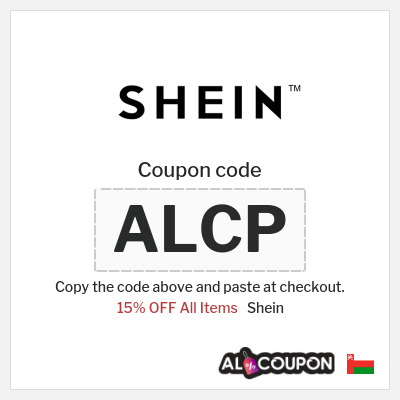 Coupon for Shein (ALCP) 15% OFF All Items