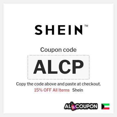 Coupon for Shein (ALCP) 15% OFF All Items