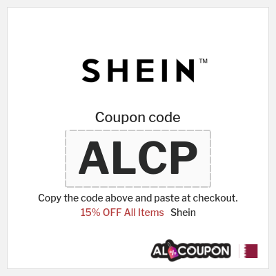 Coupon for Shein (ALCP) 15% OFF All Items
