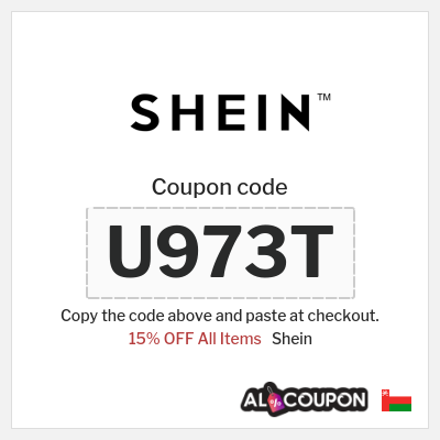 Coupon for Shein (ALCP) 15% OFF All Items