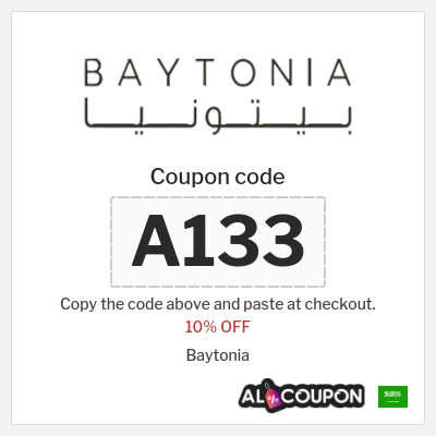 Coupon for Baytonia (A133) 10% OFF