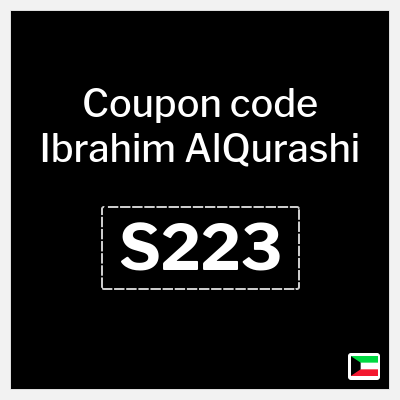 Coupon discount code for Ibrahim AlQurashi 10% OFF