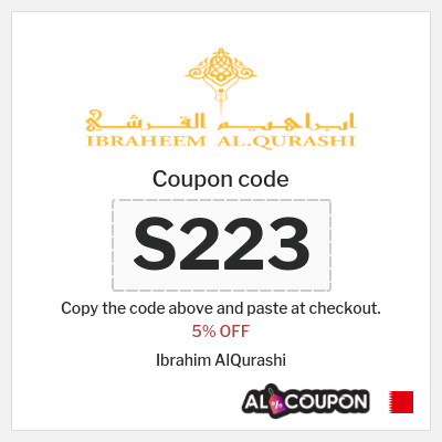 Coupon for Ibrahim AlQurashi (S223) 5% OFF