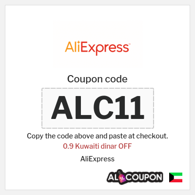 Coupon for AliExpress (ALC11) 0.9 Kuwaiti dinar OFF