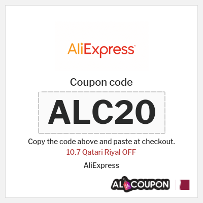 Coupon for AliExpress (ALC20) 10.7 Qatari Riyal OFF