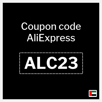 Coupon for AliExpress (ALC23) 22.5 AED OFF